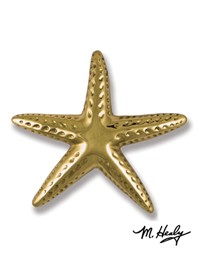 Michael Healy Starfish Door Knocker Brass