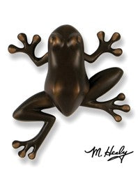 Michael Healy Frog Door Knocker Oiled Bronze