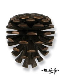 Michael Healy Pinecone Door Knocker Oiled Bronze