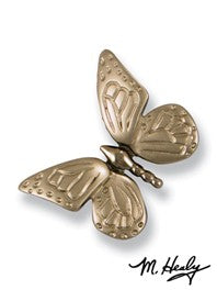 Michael Healy Butterfly Doorbell Nickel Silver