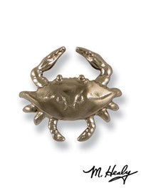 Michael Healy Blue Crab Doorbell Nickel Silver
