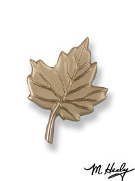 Michael Healy Maple Leaf Doorbell Nickel Silver