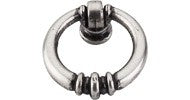 Top Knobs Newton Ring Pull 1.5" Pewter Antique