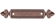 Top Knobs Dover Backplate 2.5" Old English Copper