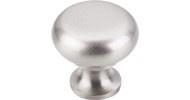 Top Knobs Flat Faced Knob 1.25" Brushed Satin Nickel