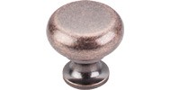 Top Knobs Flat Faced Knob 1.25" Antique Copper