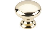 Top Knobs Mushroom Knob 1.25" Polished Brass