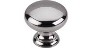 Top Knobs Mushroom Knob 1.25" Black Nickel