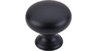 Top Knobs Mushroom Knob 1.25" Flat Black