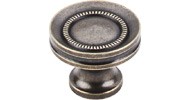 Top Knobs Button Faced Knob 1.25" German Bronze