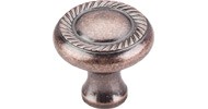 Top Knobs Swirl Cut Knob 1.25" Antique Copper