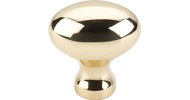 Top Knobs Egg Knob 1.25" Polished Brass