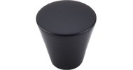 Top Knobs Cone Knob 1-1/16" Flat Black