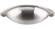 Top Knobs Somerset Cup Pull 2.5" Brushed Satin Nickel