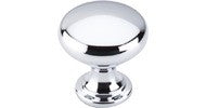 Top Knobs Hollow Round Knob 1.25" Polished Chrome