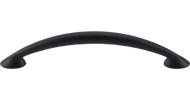 Top Knobs Newport Pull 5-1/16" Flat Black