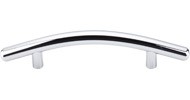 Top Knobs Curved Bar Pull 3-3/4" Polished Chrome