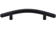 Top Knobs Curved Bar Pull 3-3/4" Flat Black