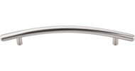 Top Knobs Curved Bar Pull 5-1/16" Brushed Satin Nickel