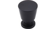 Top Knobs Rocks Knob 7/8" Flat Black