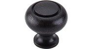 Top Knobs Ring Knob 1.25" Patina Black