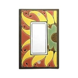 Sunflower Single Decora Switch Plate