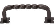 Square Twisted D Pull 3.75" Oil Rubbed Bronze