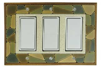 Mosaic Triple Decora Switch Plate
