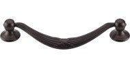Ribbon & Reed Drop Pull 5 1/16" Oil Rubbed Bronze