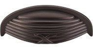 Ribbon & Reed Cup Pull 3" Oil Rubbed Bronze