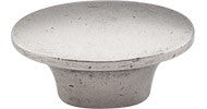 Oval Knob 1.5" Antique Pewter