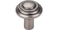 Aspen Button Knob 1.25" Silicon Light Bronze