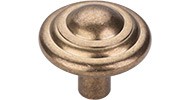 Aspen Button Knob 1.75" Light Bronze
