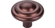 Aspen Button Knob 1.75" Mahogany Bronze