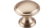Rounded Knob 1.25" Brushed Bronze