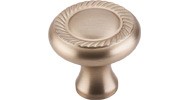 Swirl Cut Knob 1.25" Brushed Bronze