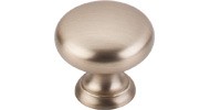 Mushroom Knob 1.25" Brushed Bronze