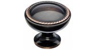 Emboss Knob 1.25" Tuscan Bronze