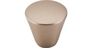 Cone Knob 1 1/16" Brushed Bronze