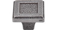 Square Inset Knob 1 5/16" Cast Iron