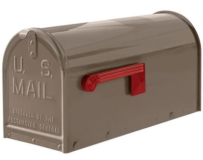 Quality Taupe Medium Size Mailbox