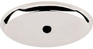 Aspen Oval Backplate 1.75" Polished Nickel