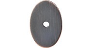 Oval Backplate 1 1/4" Tuscan Bronze