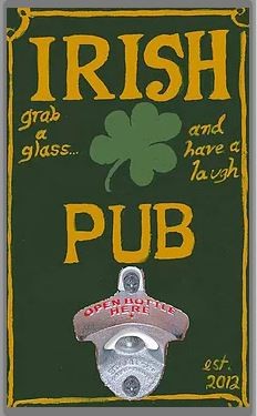 Irish Pub Bottle Opener