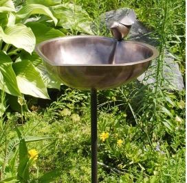 Heart Shaped Bird Bath