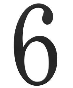 Traditional House Number 6 - Six Inch