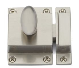 Cabinet Latch Satin Nickel