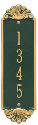 Vertical Shell Address Plaque