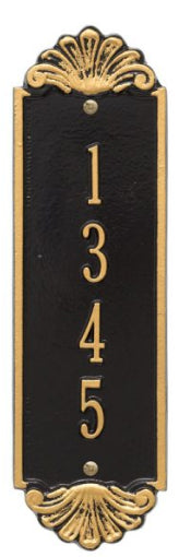 Vertical Shell Address Plaque