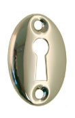 Key Escutcheon Oval -3 Finishes